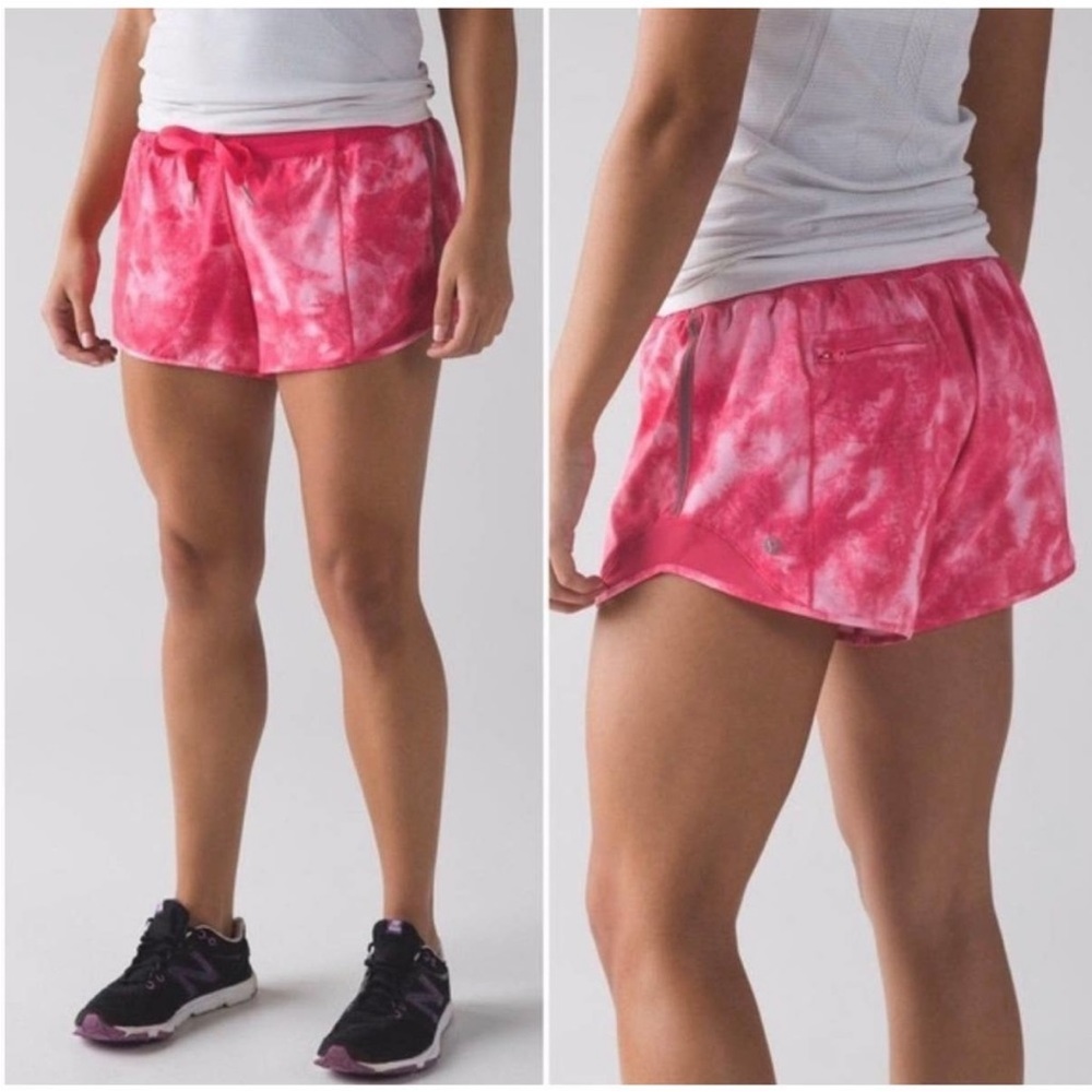 Lululemon Athletica Beat The Heat Boom Juice Pink Tie Dye Size 8